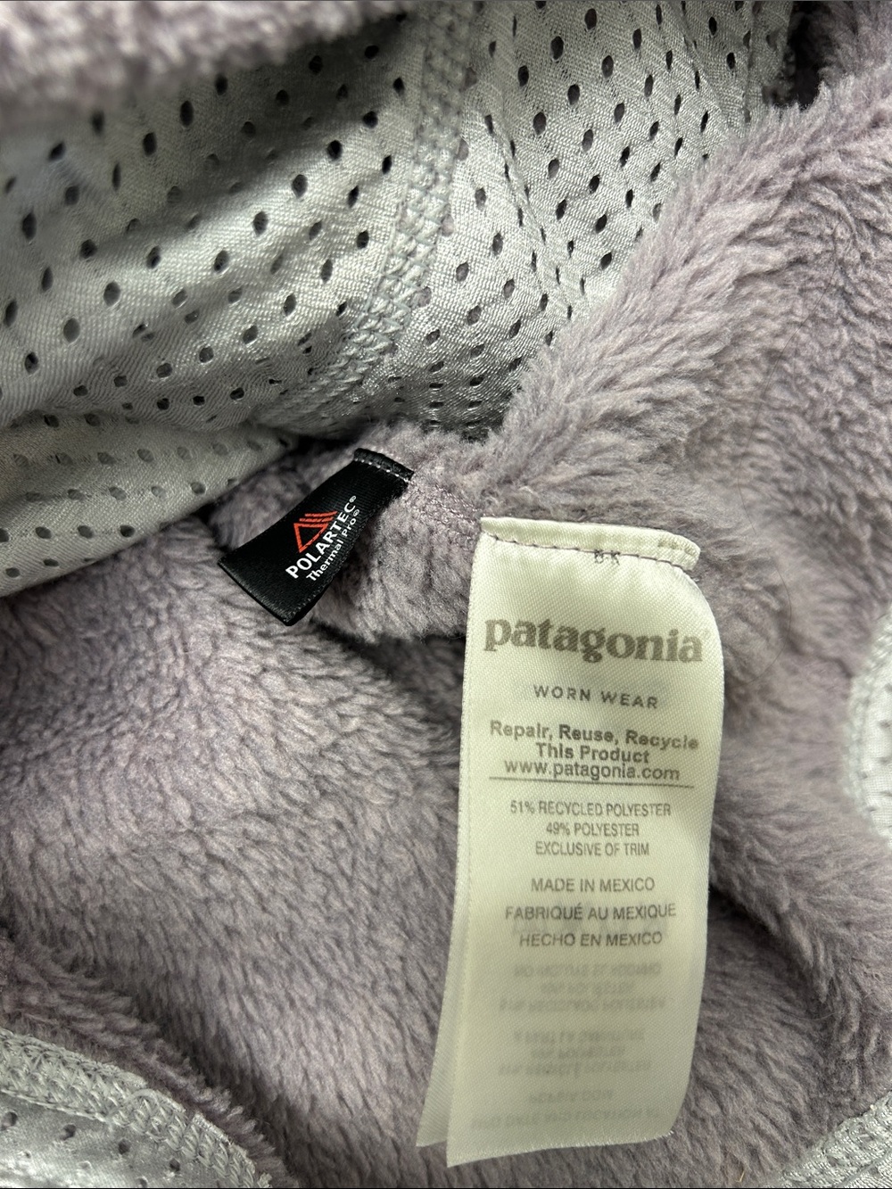 Patagonia Women's Re-Tool Snap T Lavender Pullover Gorpcore - Picture 8 of 11